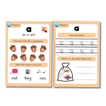 Load image into Gallery viewer, Phonics wipeable book - Phase two
