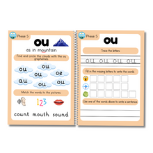 Load image into Gallery viewer, Phonics wipeable book - Phase five
