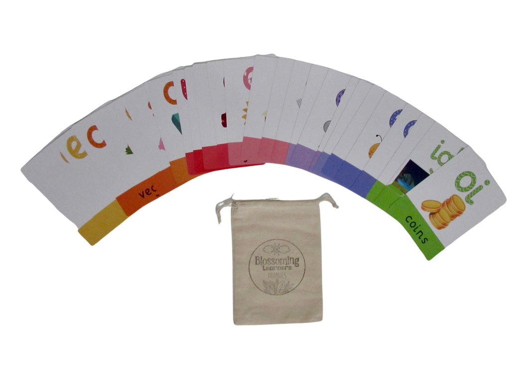 Phonics flashcards - Phase 3