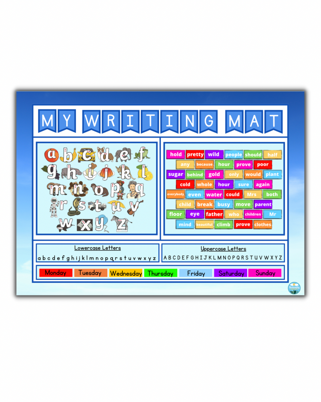 Year 2 Writing Mat (Ages 7-8 years)